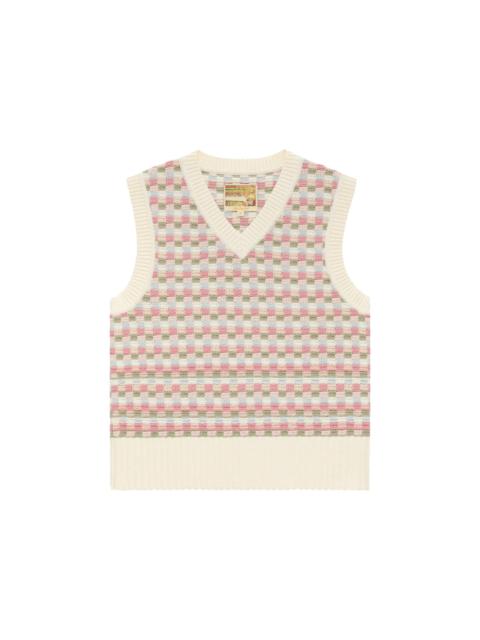 Aime Leon Dore Crochet Vest Brown/Multi