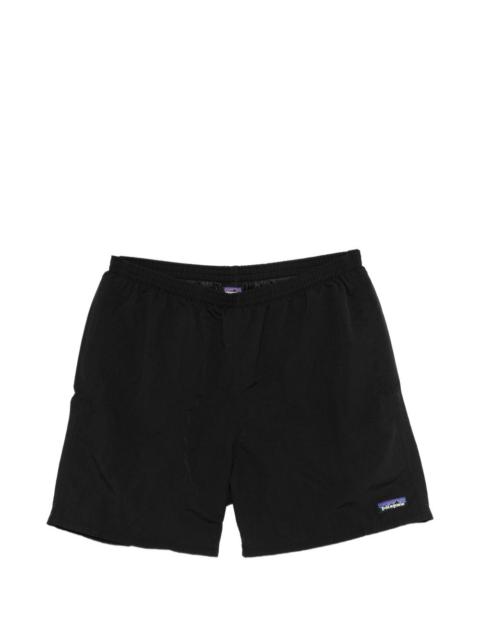 logo patch shorts