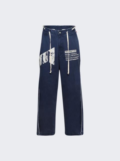 Metanoia Logo Working Man Pant Papers Blue