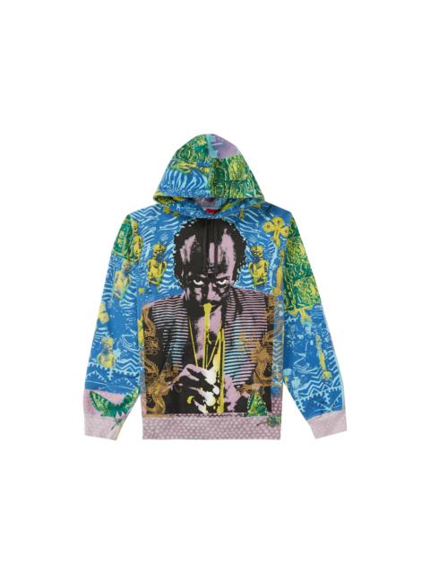Supreme Miles Davis Hooded Sweatshirt Blue