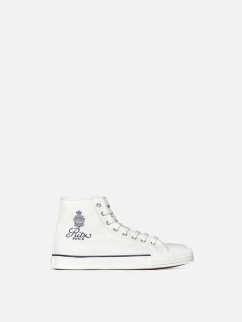 Ritz Unisex High Top Sneaker in Blanc
