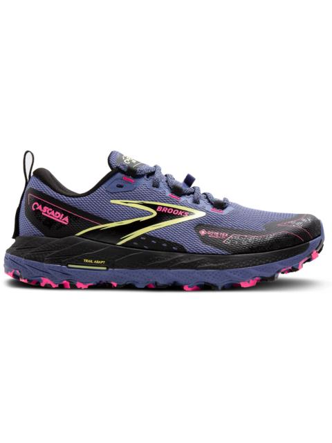 Brooks Cascadia 18 Gore-Tex Grey Blue Black Pink (Women's)