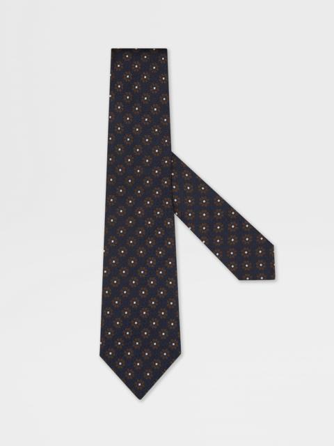 DARK BLUE SILK TIE
