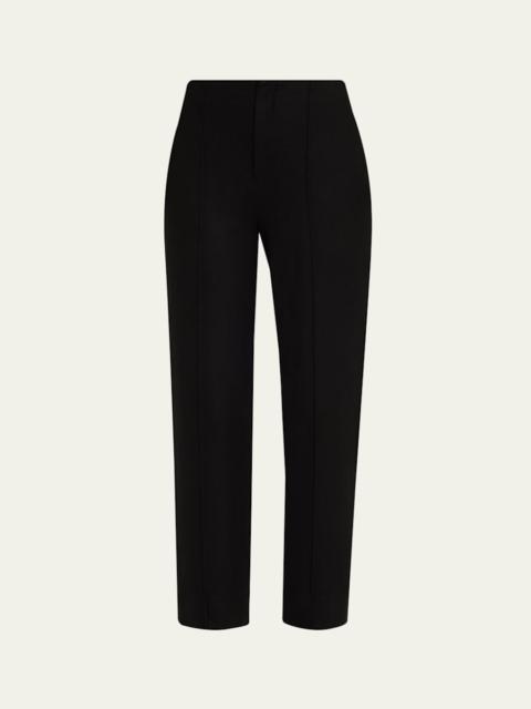 Tailored Straight-Leg Wool Trousers