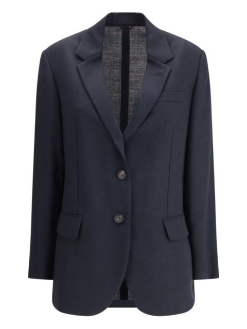 two-button belted jacket
