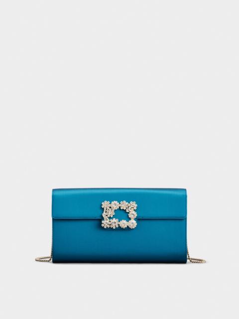 Efflorescence Clutch in satin