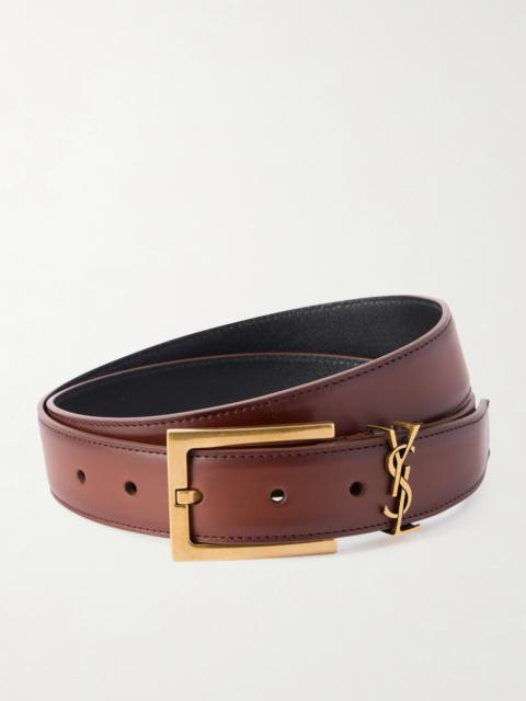 Cassandre Embellished Leather Belt