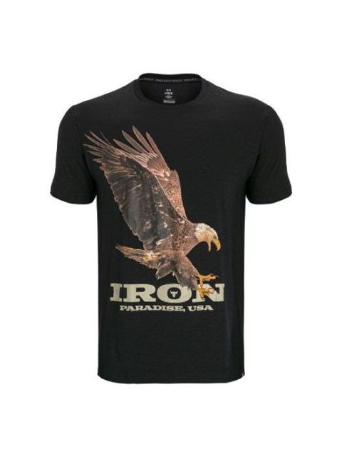 Under Armour Project Rock Eagle Graphic T-shirt 'Black' 1383224-001