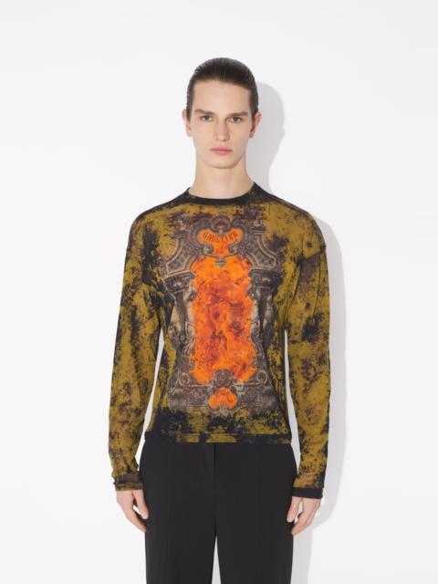 THE OVERSIZED KHAKI MÉDAILLON TOP