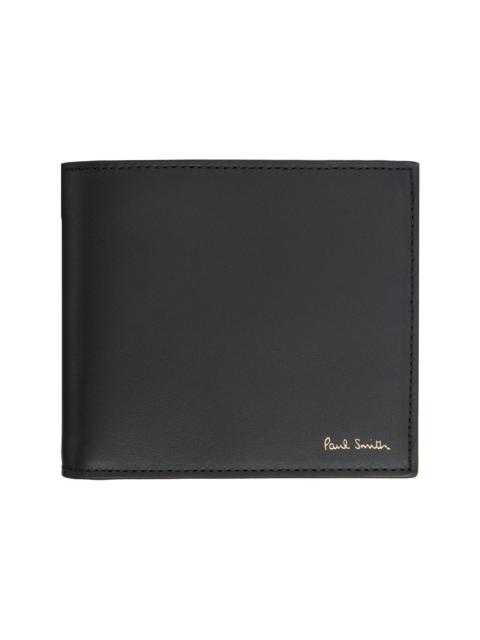 Black 'Signature Stripe' Interior Billfold & Coin Wallet