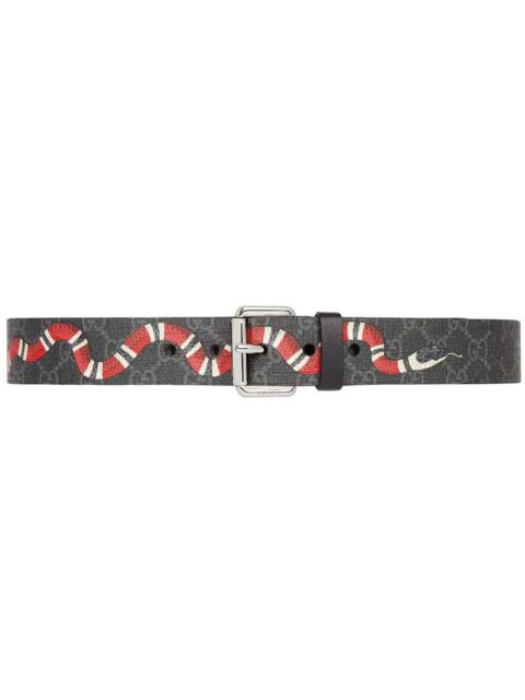 Gucci Supreme Kingsnake Belt Black