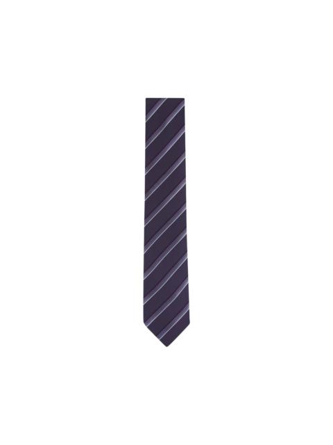striped silk tie