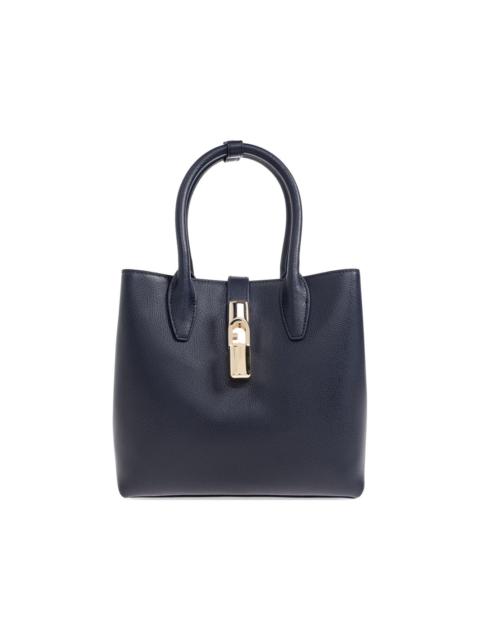 top-handle lock tote bag