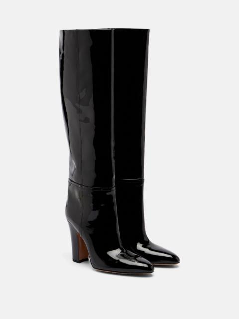 Lavinia 100 patent leather knee-high boots