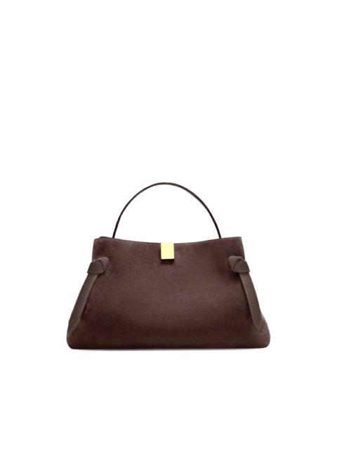 Gyoza suede tote bag