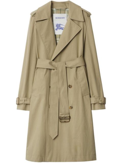 long-length trench coat