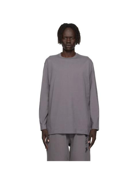 Gray Graphic Long Sleeve T-shirt