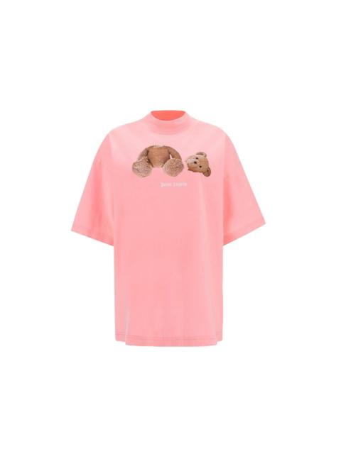Palm Angels Teddy Print Tee Pink