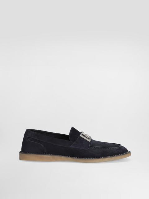 Suede loafers