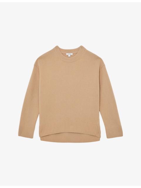 Ella Crewneck Long-Sleeve Wool And Cashmere Jumper