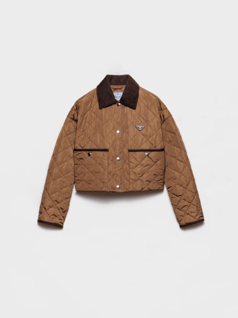 Light Re-Nylon cropped jacket