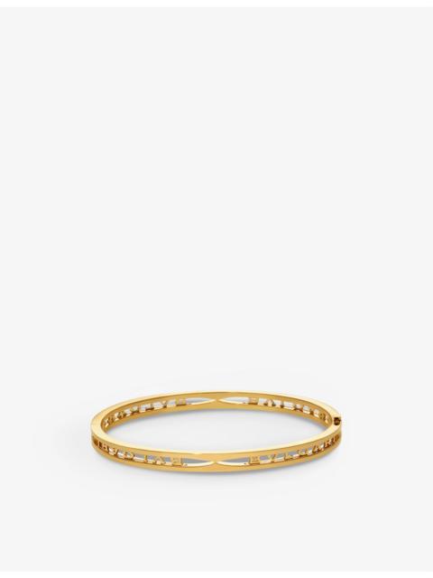 B.zero1 18ct yellow-gold bangle bracelet