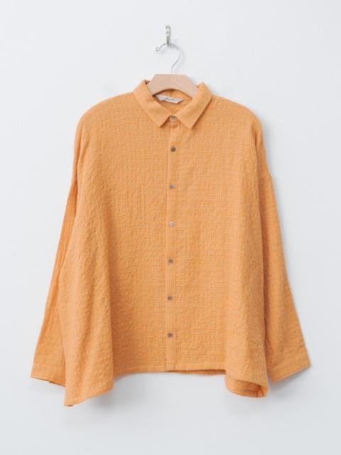 W/C Gingham Shirt - Orange x Mocha
