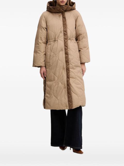 reversible quilted coat