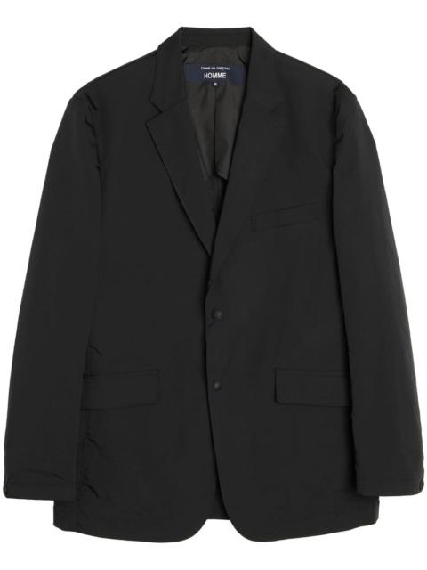 twill-weave blazer