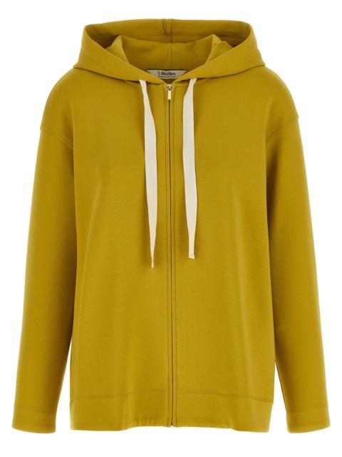 'S Max Mara Cotton-Blend Hoodie — Yellow