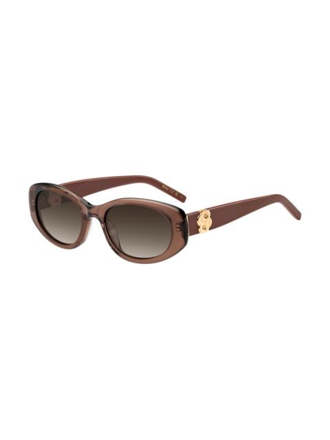 BROWN-ACETATE SUNGLASSES WITH DOUBLE B MONOGRAM