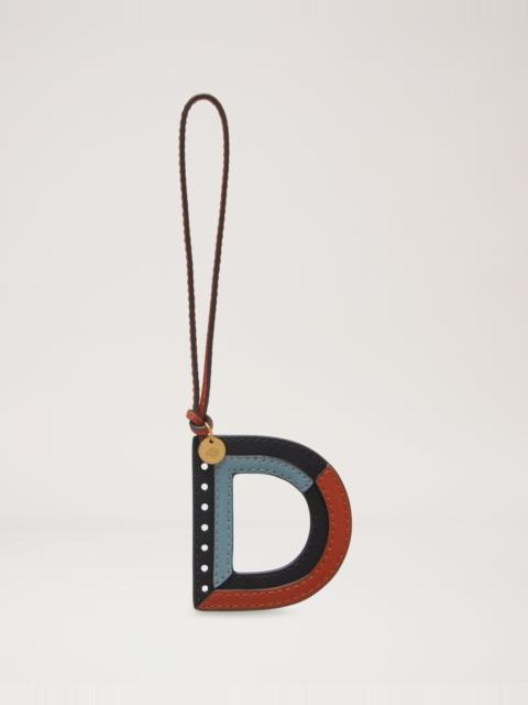 Tri-Colour Leather Keyring - D
Black Silky Calf