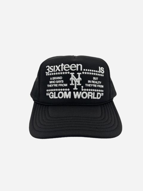 "Glom World" Trucker Hat - Black