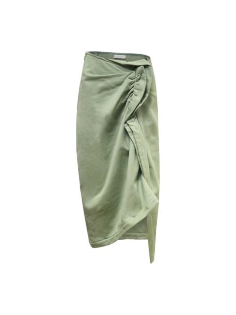 Fitted Draped Skirt