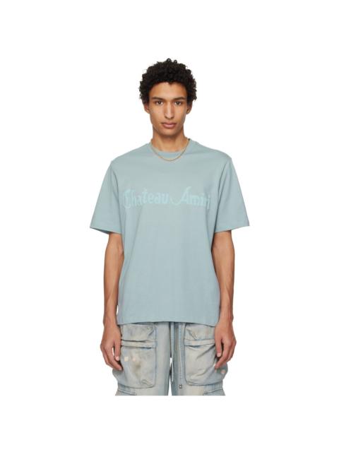 Blue 'Chateau Amiri' Tonal T-shirt