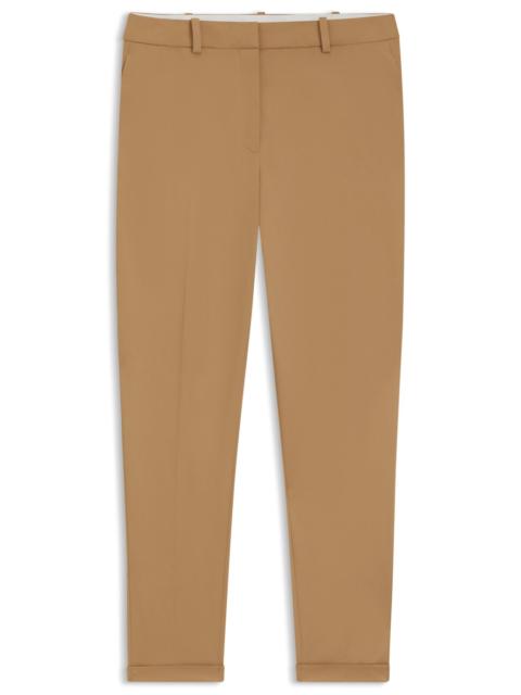 REGULAR-FIT TROUSERS IN STRETCH-COTTON TWILL
