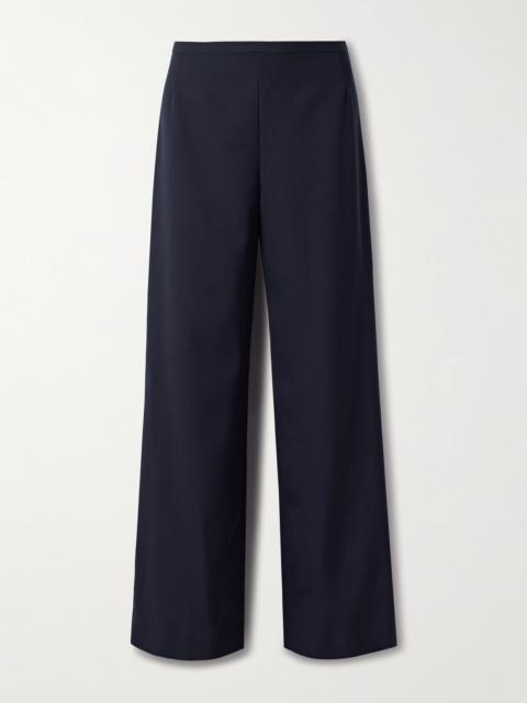 Roger Wool-gabardine Wide-leg Pants