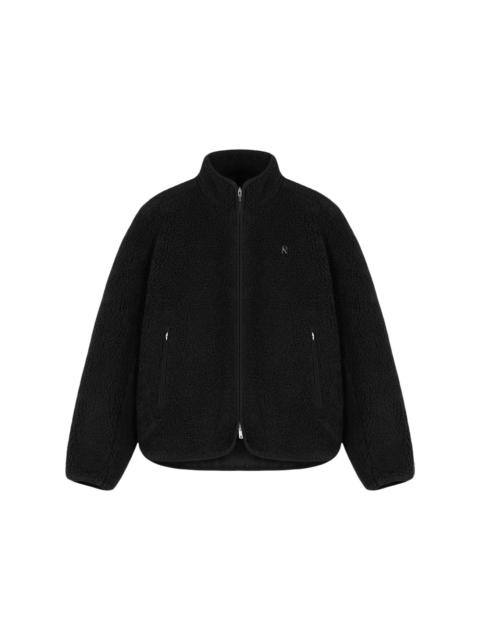 Represent Fleece Zip Through Jacket Black