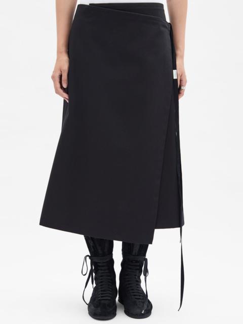 Fabi Midi Apron Wrap Skirt