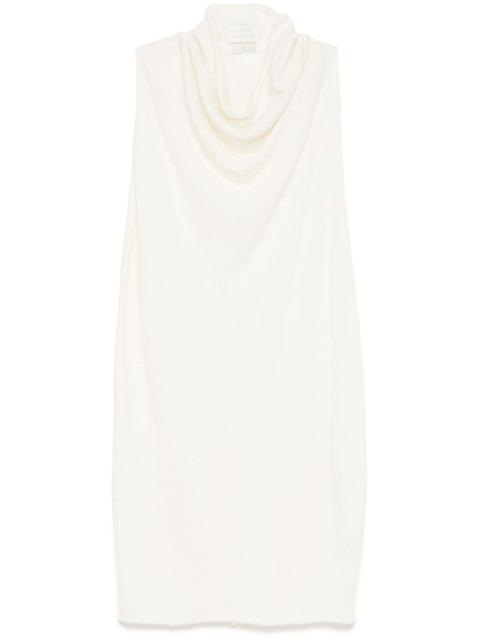 draped dress