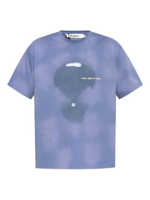 distressed-effect T-shirt