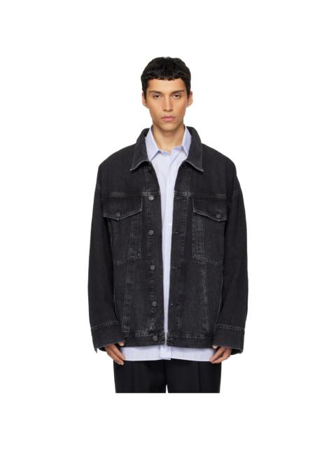 Black Wayne Denim Jacket