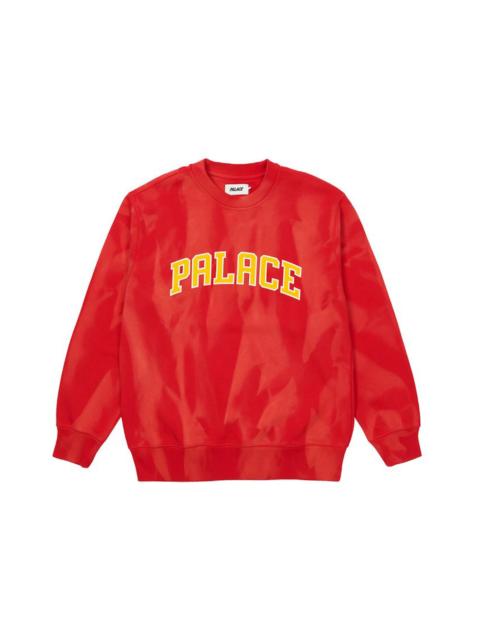 Palace Try-Dye Crew Red/White