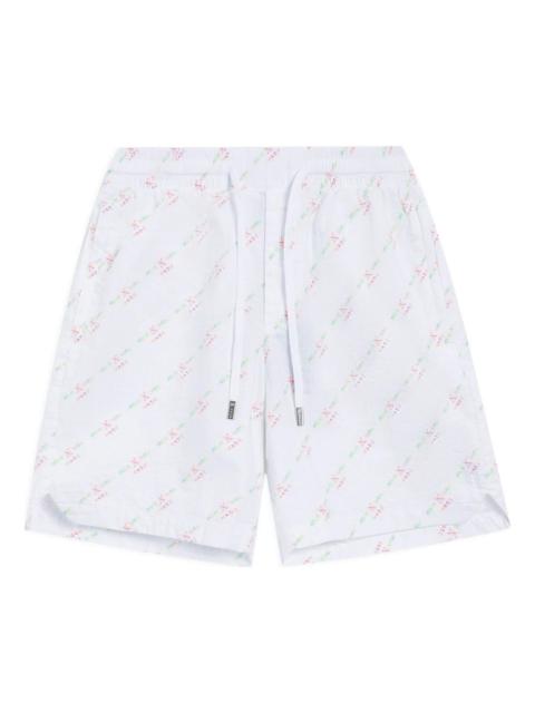 Li-Ning Way Of Wade All-Over Print Shorts 'White' AKSS429-2