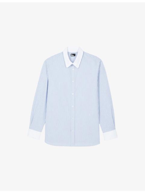 Striped Relaxed-Fit Cotton Shirt