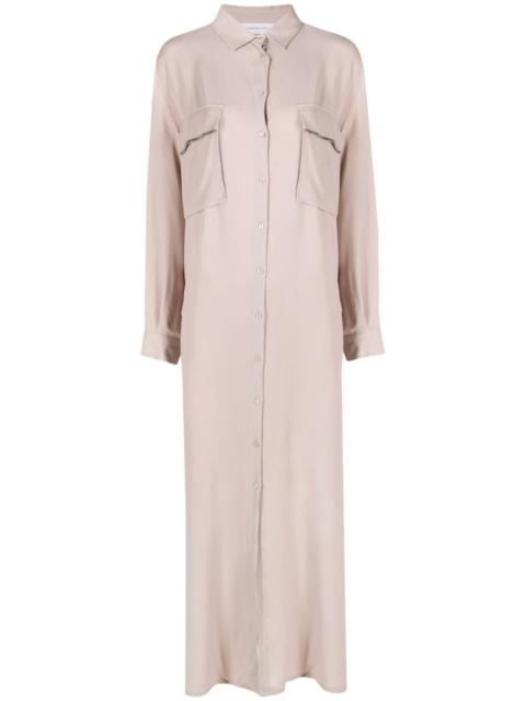 side-slits shirt dress