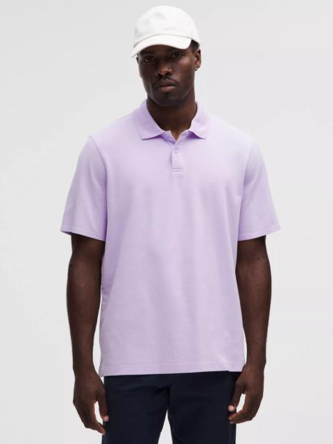 Cotton Pique Short-Sleeve Polo Shirt