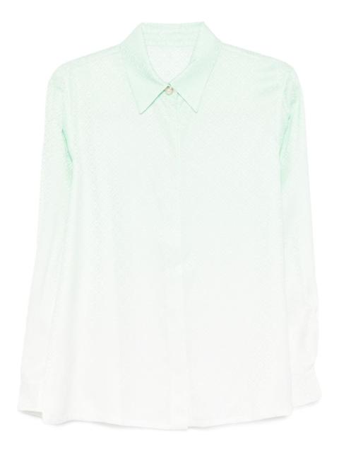 gradient textured shirt