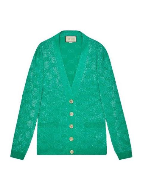 (WMNS) Gucci GG Sparkling Wool Cardigan 'Mint' 599271-XKA5X-3136