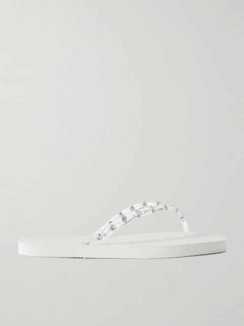 Taryn Crystal-embellished Pvc Sandals